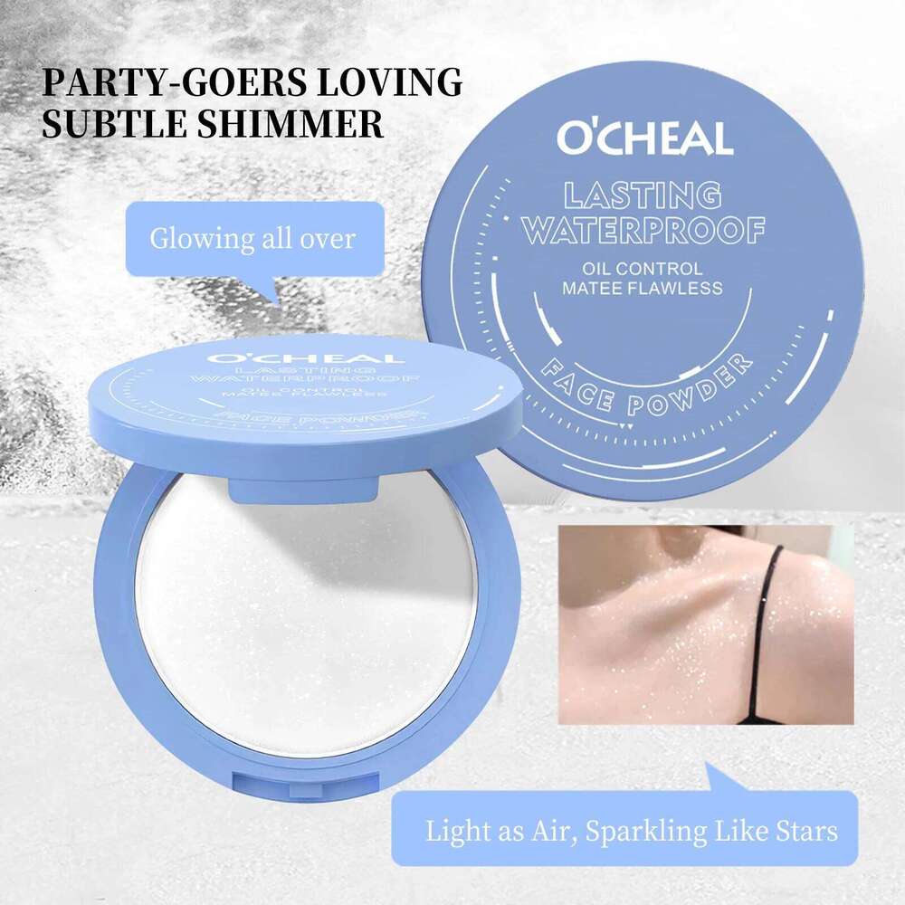 Ocheal Matte Setting Oil-control Lightweight Radiant Foundation Pressed Powder Face Full Coverage Makeup Cosmetic 26L0209