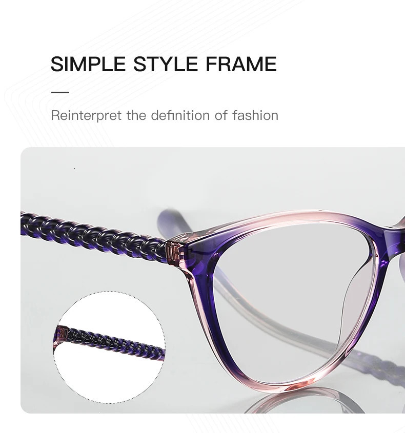 JMISUS Custom Square Prescription Glasses for Women Classic Butterfly Shape Pochromic Anti Lenses Spring Hinge 260207