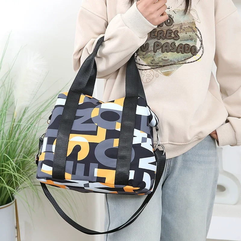 Trendy Nylon Womens Bag LargeCapacity Lady Shoulder Crossbody Bags Female Tote Oxford Cloth Outdoor Travel Handbags Bolsas 260208