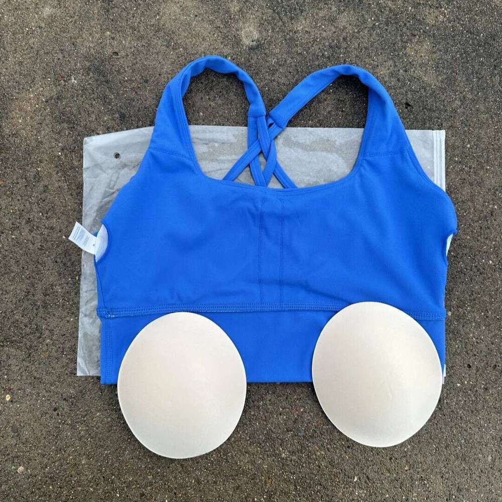 Solid Color Butter Cross Gym Yoga Underwear Women Hollow shoulder straps Fitness sport Bra Top Comprehensive Training pad 26Y0209