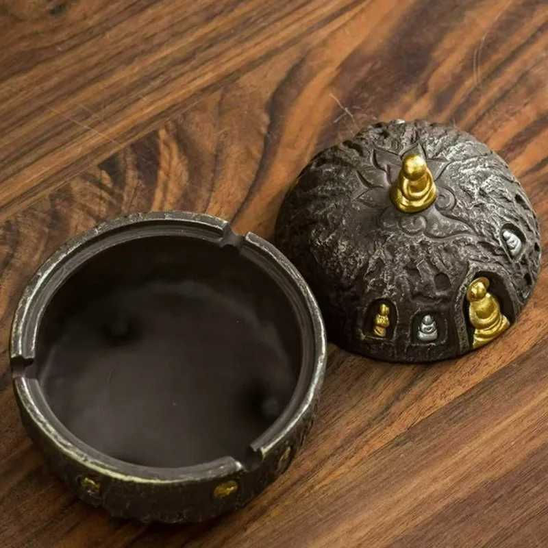 Dunhuang Zen Buddha Coil Incense Burner Ceramic Incense Holder for Sandalwood Agarwood Home Aromatherapy Desktop Decor Gift C260209