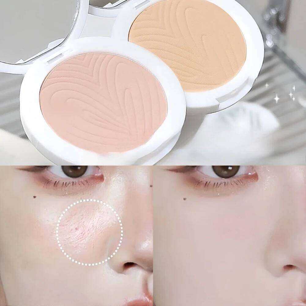 Oil Control Soft Focus Pressed Matte Compact Lasting No Cakey Full Coverage Concealer Face Tightening Air Powder Makeup 26L0209