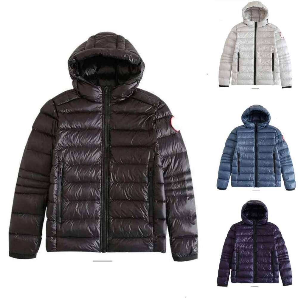 Canadas puffer goosser mens with Badge fashion Parka Men Hooded Winter Jacket Coat Warm Thicken Cotton Classic Trend fur collar Hiver designer