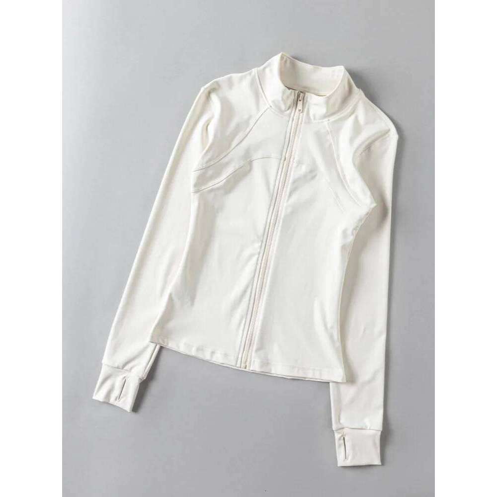 Quality Women's Sportswear Full Zip up Yoga Gym Fitness s With Thumb Hole 26Y0209