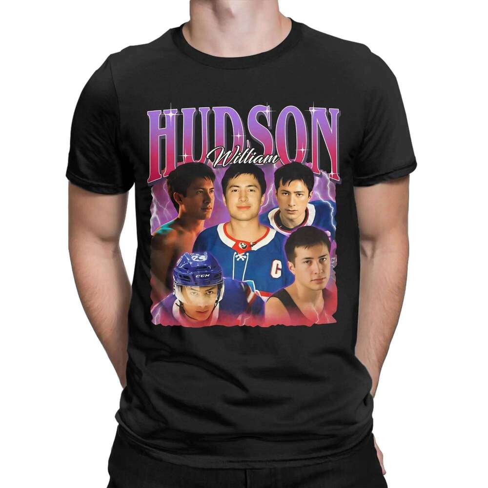 Vintage Hudson Williams Shane Hollander T-Shirt Men Crewneck 100% Cotton T Shirts Heated Rivalry Short Sleeve Tee Shirt Clothes X260209