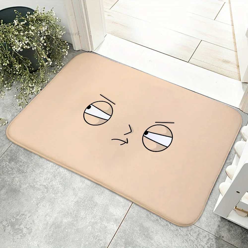 1pc Anime F-Family Guy Floor Mat Floor Mat Anti-Slip Kitchen Bedroom Handmade Tufted Rug Carpet Living Room Entrance Rug S260207