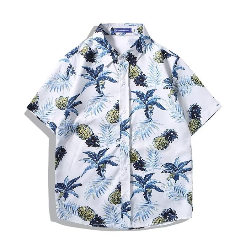 Men's Polos Stripe Men's Shirt Flower 2026 3d Print Shirt Casual Short-sleeved Tops Beach Party Shirts Man Shirt Male Clothes