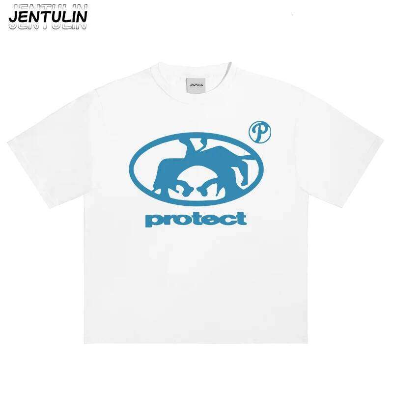 Men T-Shirt Cotton Multicolored Graphic Print Oversized Korean Fashion Short Sleeve Tops Tees Y2k Streetwear Aesthetic Clothing X260209