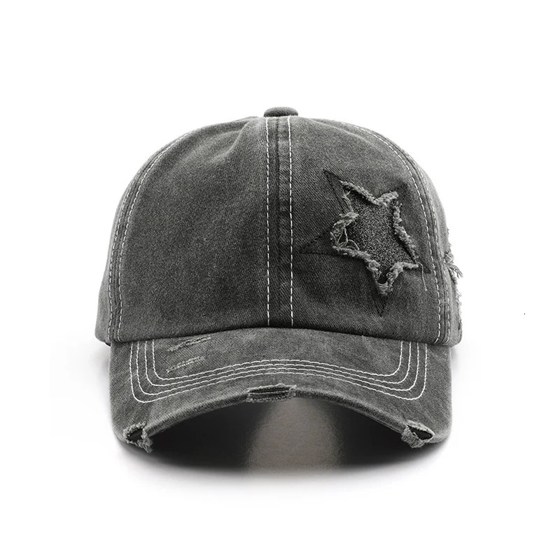 BEAUTODAY Baseball Cap Women Denim Cotton Adjustable Y2K Old School Retro Star Hat Spring Ladies Accessories 96553 260208