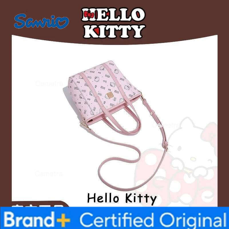Sanrio 2026 HelloKitty Hello Kitty Vegetable Basket Mini Printed Tote Women's Niche Design Crossbody Shoulder Bag H260209