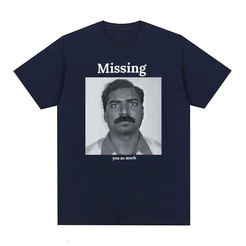 Missing You So Much Funny Meme Graphic T Shirt Men Retro Fashion Short Sleeve T-shirts Tops Unisex 100% Cotton Oversized T-Shirt X260209