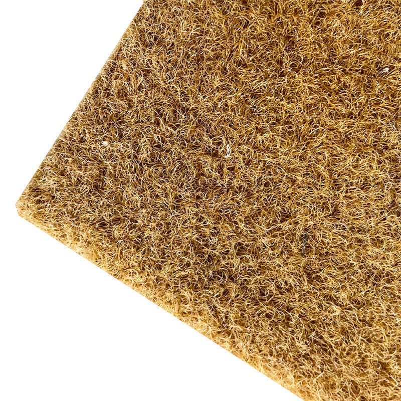 Imitation coconut palm entrance polyester doormat hallway doorway entryway foot mat non-slip floor mat PVC household carpet mat S260207