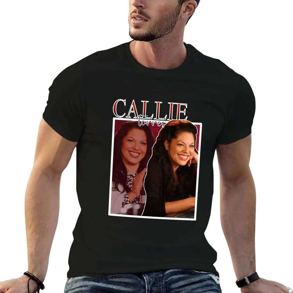 Vintage Callie Torres Design man shirt cotton mens graphic t shirts T-Shirt X260209