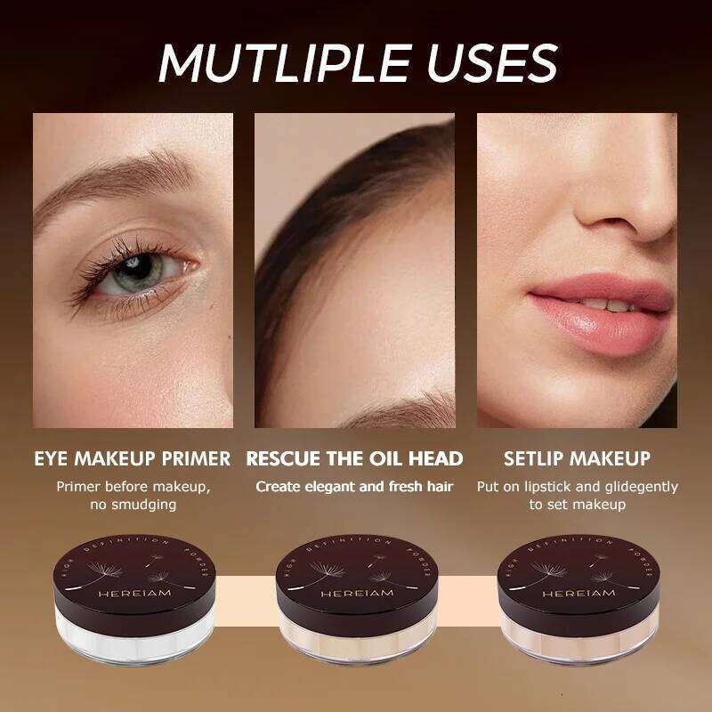 IMAGIC 3-Color Loose Powder Smooth Oil-Control Face Makeup Waterproof Natural Matte Long-lasting Setting Women Beauty Cosmetic 26L0209