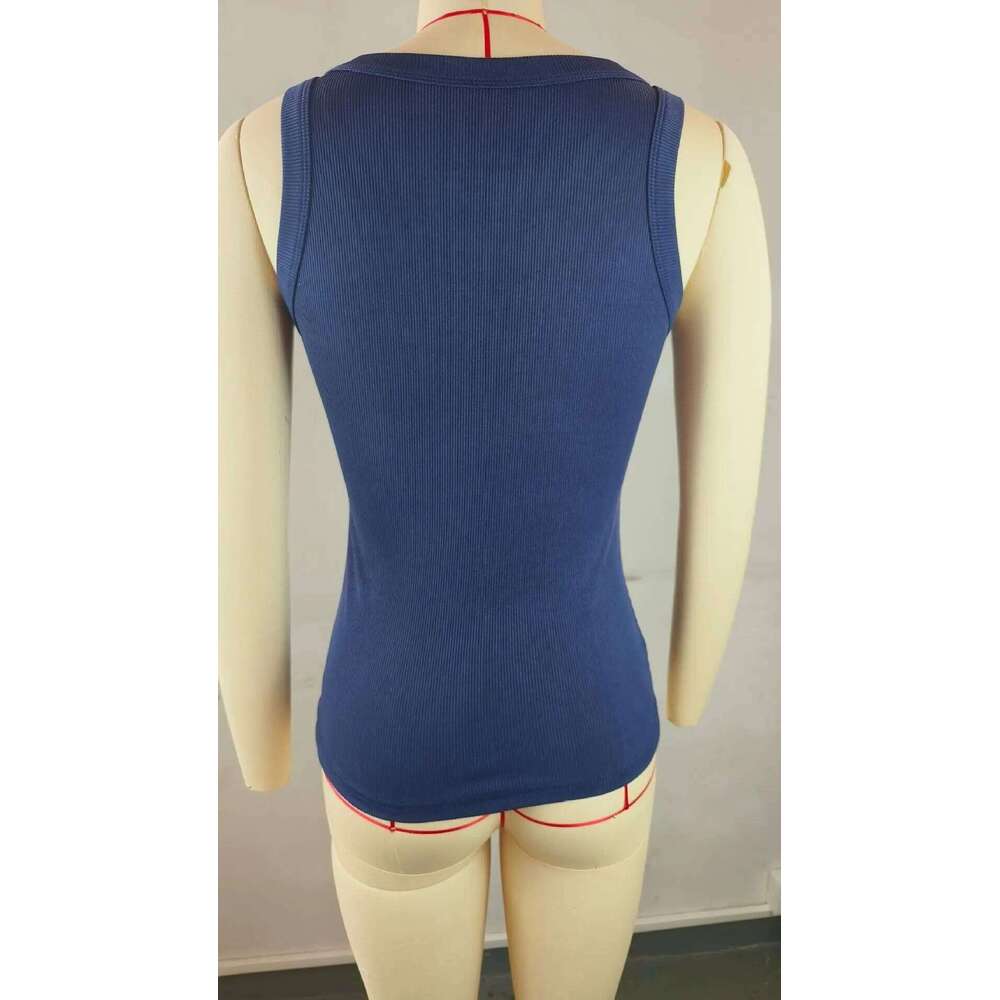 2025 New Premium Commuter Sleeveless Spice Girl Style Underwear Versatile Casual Vest Top T-Shirt Women 26Y0209
