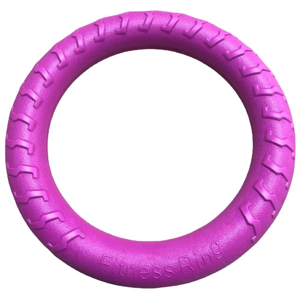 Pet Dog Toy Fun Durable Chew Ring Puzzle Teeth Cleaning Boredom Relief Solo Play Artifact