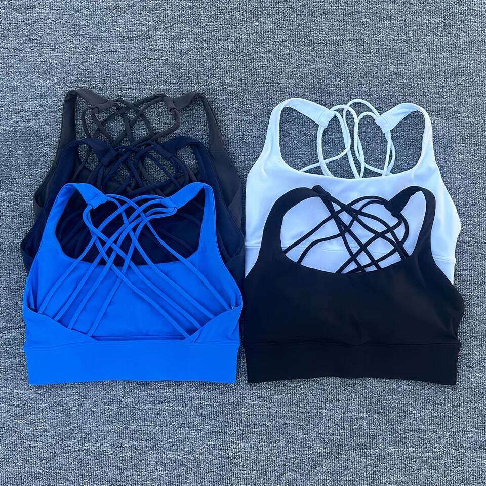 New Fitness Sports Bra for Women Push Up Cross Shockproof Running Gym Training Workout Yoga Underwear Crop Tops 26Y0209
