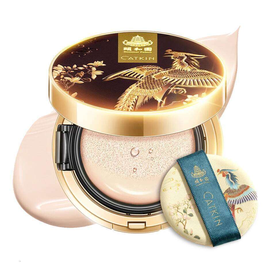 Catkin Phoenix Cushion Foundation Full Coverage, Sheer Satin Finish, Refill Included, Light Beige 26L0209
