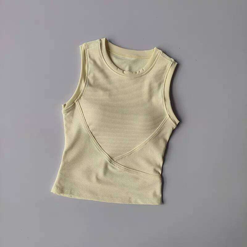 Women's High-Strength Tank Shockproof Yoga Bra Padded Sports Push-Up Fitness Top for Gym Running Vest 26Y0209