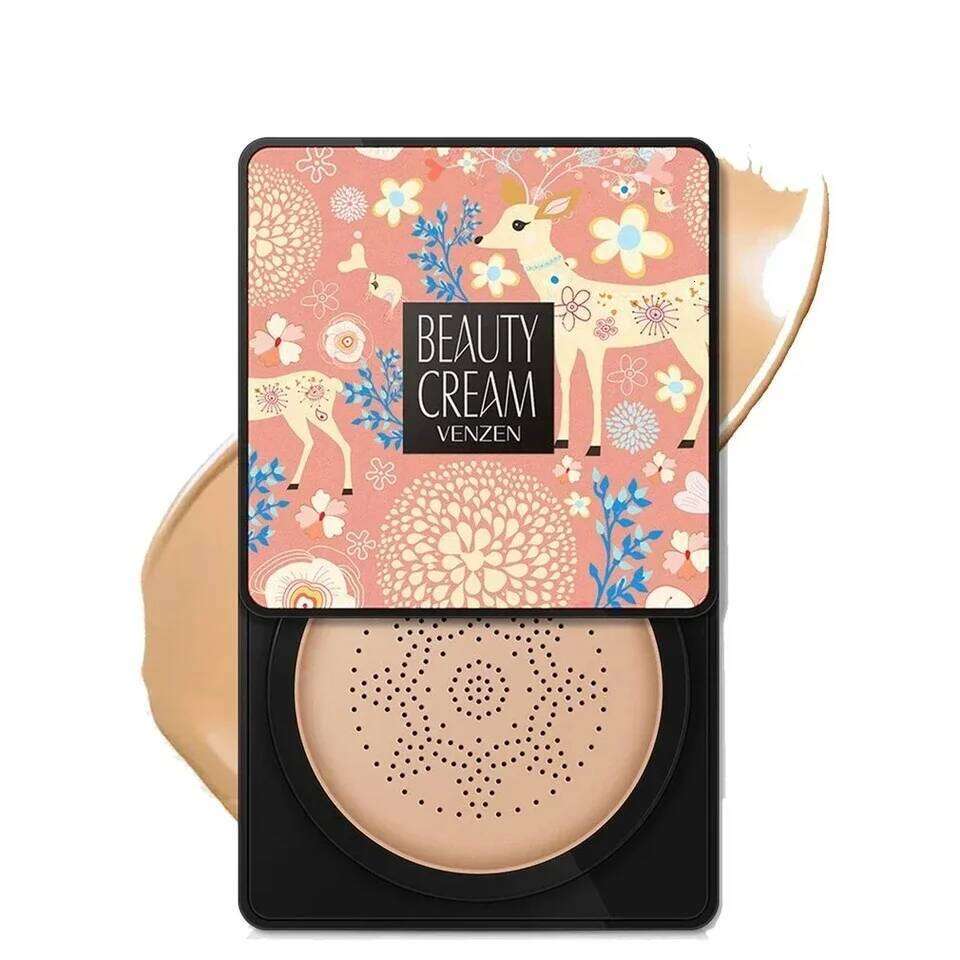 Waterproof BB Mushroom Head Air Cushion CC Cream Moisturizing Matte Full Coverage Acne Scars Brighten Skin Tone Cosmetics 26L0209