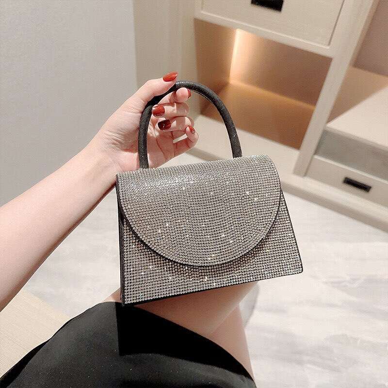New Foreign Trade European And American Fashion Handbag Diamond Banquet Clutch Dress Evening Bag