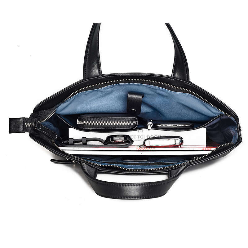 Luxury Shoulder Bags Totes Hobo Men S Commuting Inch Briefcase Business Bag Fashion Simple Top Layer Cowhide Large Capacity Handbag SENYY