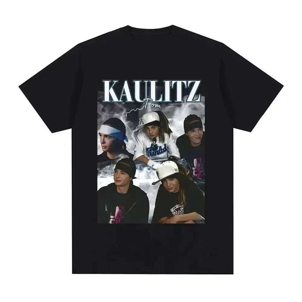 Tokio Hotel Kaulitz Print Tshirt Cotton T-shirt Trend Short Sleeve Tee Men Women Hip Hop Streetwear T Shirt Clothes X260209