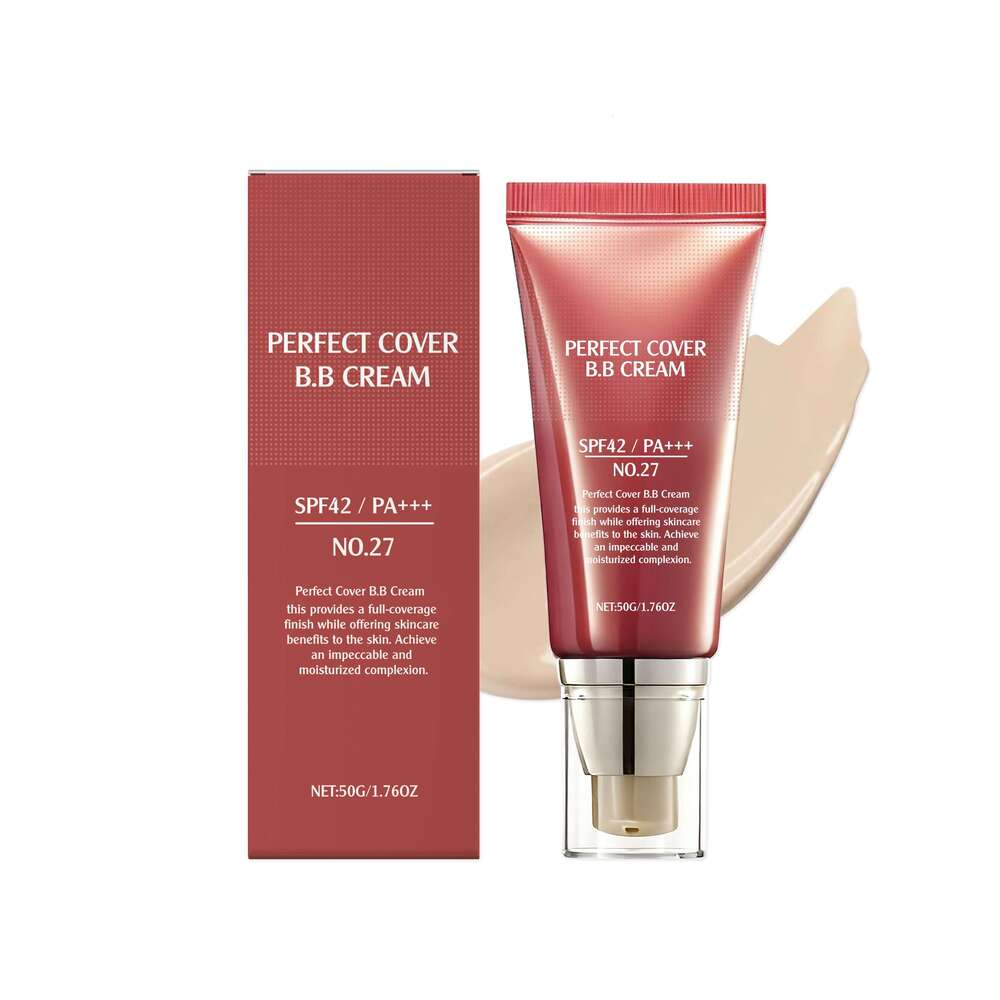AMZ Color Soft Skin Concealer Gentle Moisturizing Lightweight Hydrating Brightening Matte Natural Clear Portable BB Cream