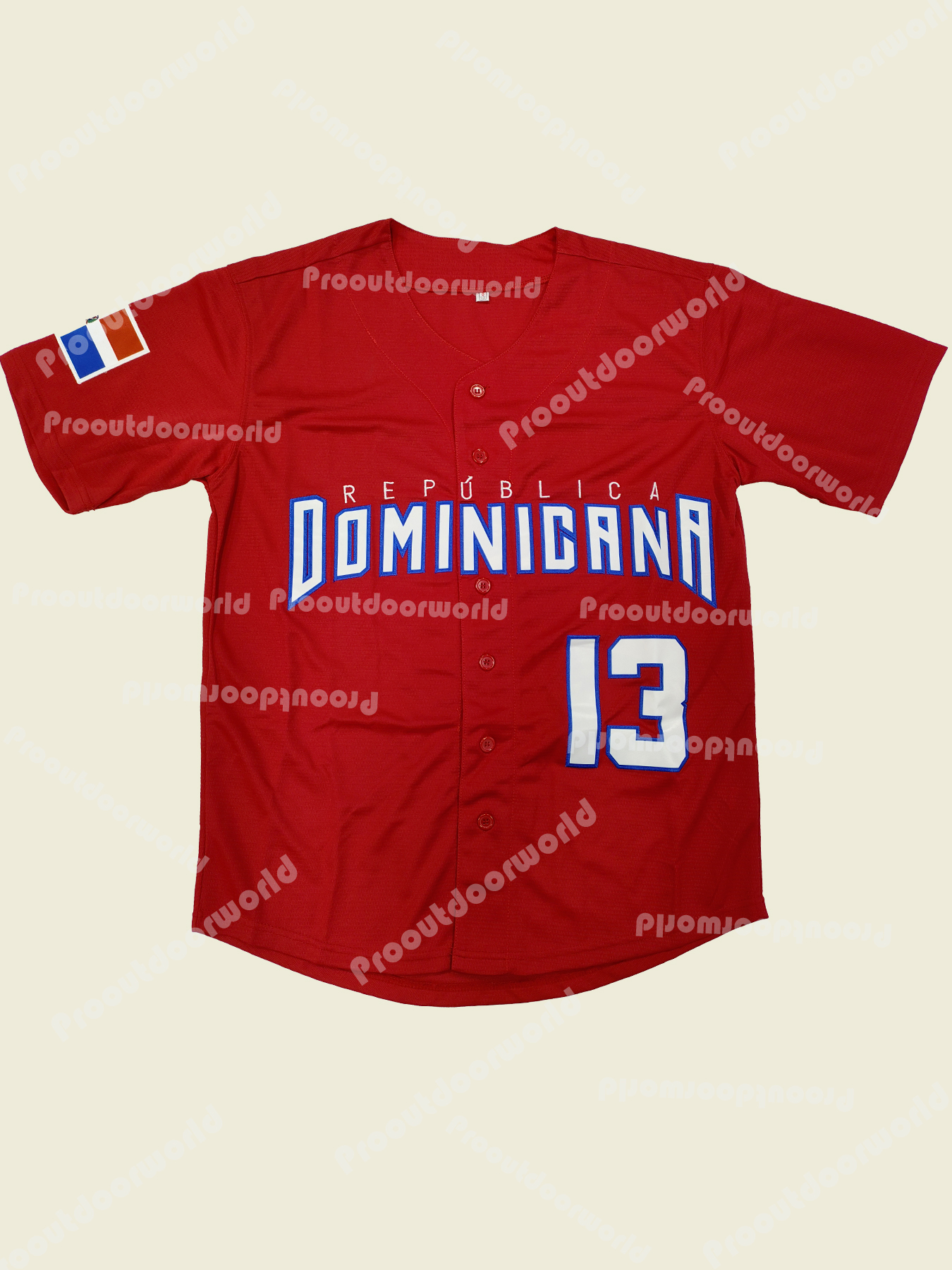 Dominican Republic 2026 Baseball Jersey Guerrero Jr. Tatis Jr. Soto Alcantara Bello Marte Machado Doval Castillo Wells Jc.Abud Caminero Sanchez Custom