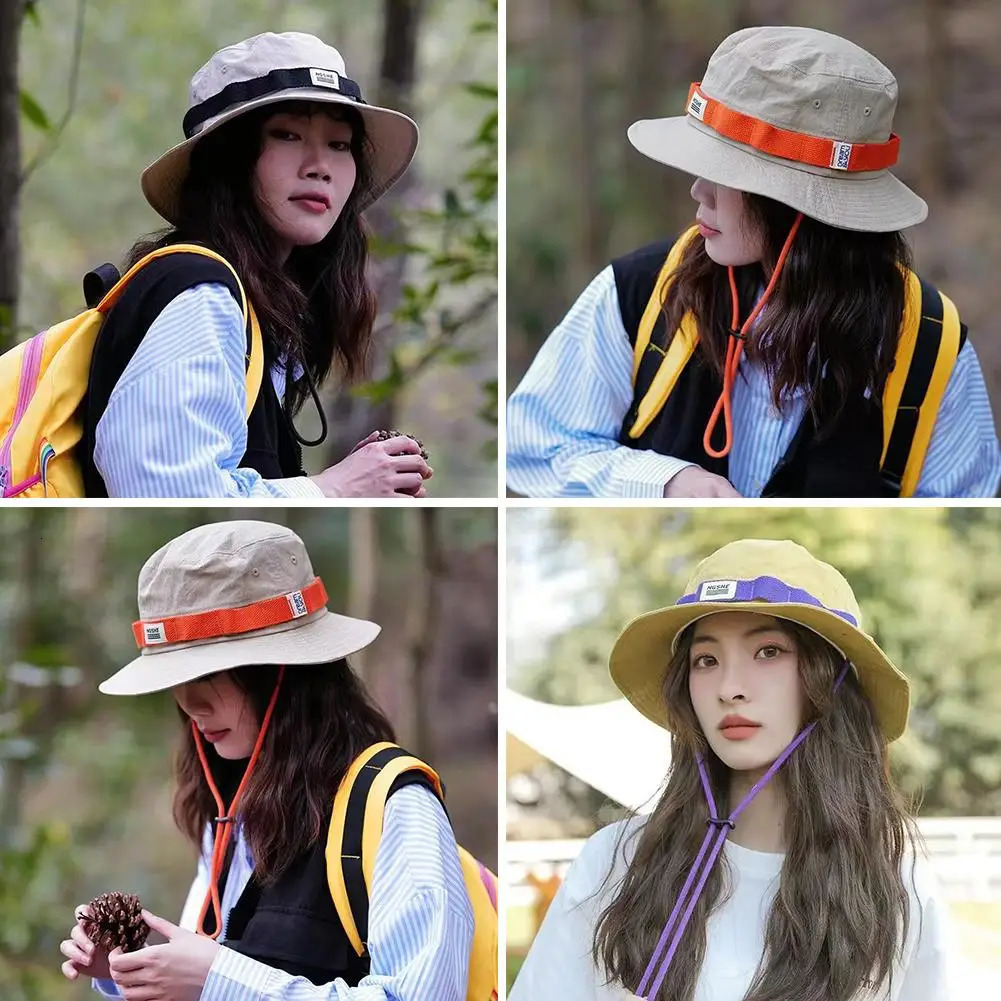 UV Protection Sun Hat for Outdoor Wide Brim Fishing Bucket Hat Men Women Summer Camping Beach Cap Sun hats for Women 260204