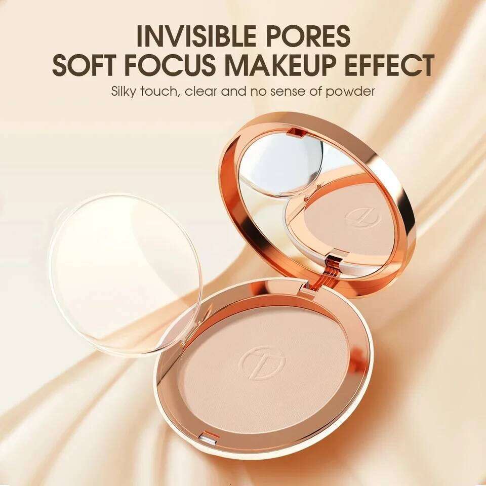 O.TWO.O Oil-Control Pressed Silk Smooth Makeup Setting Waterproof Concealer Long Lasting Soft Face Powder 26L0209