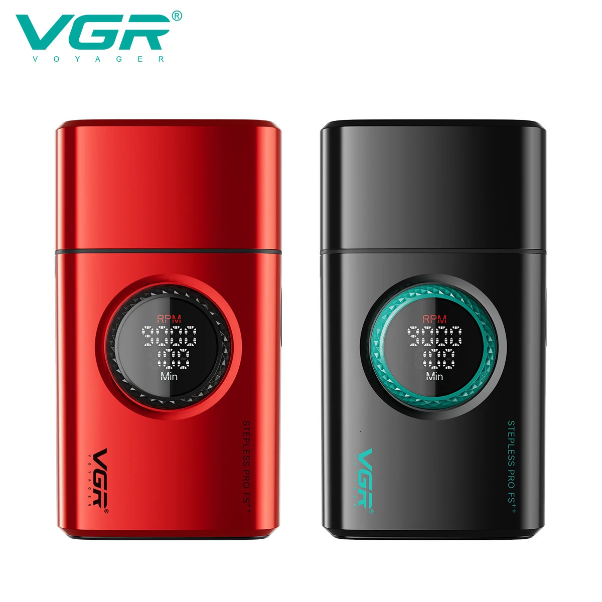 VGR Shaver Professional Shaver 9000 RPM Beard Trimmer Rechargeable Razor Electric Beard Shaver Portable Trimmer for Men V-378 260126