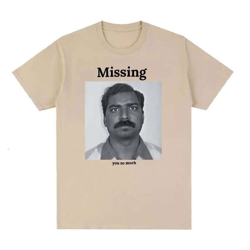 Missing You So Much Funny Meme Graphic T Shirt Men Retro Fashion Short Sleeve T-shirts Tops Unisex 100% Cotton Oversized T-Shirt X260209