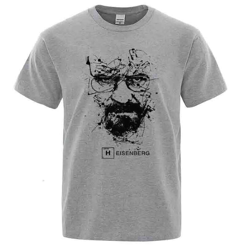 Fashion Casual Top Quality 100% Cotton T Shirts Heisenberg Camisetas Hombre Men Cool Tee Shirt Tops X260209