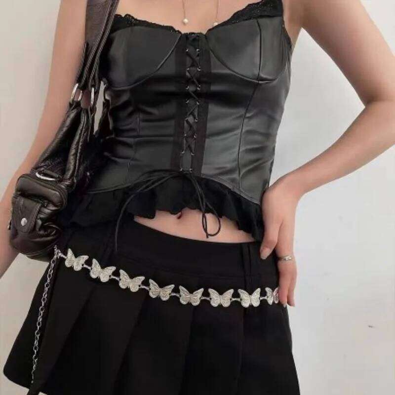 Ethnic Style Waist Accessories Bohemia Versatile Belt Women's Dress High-end Waistband Retro Metal Star Sun Belly Chain X260209