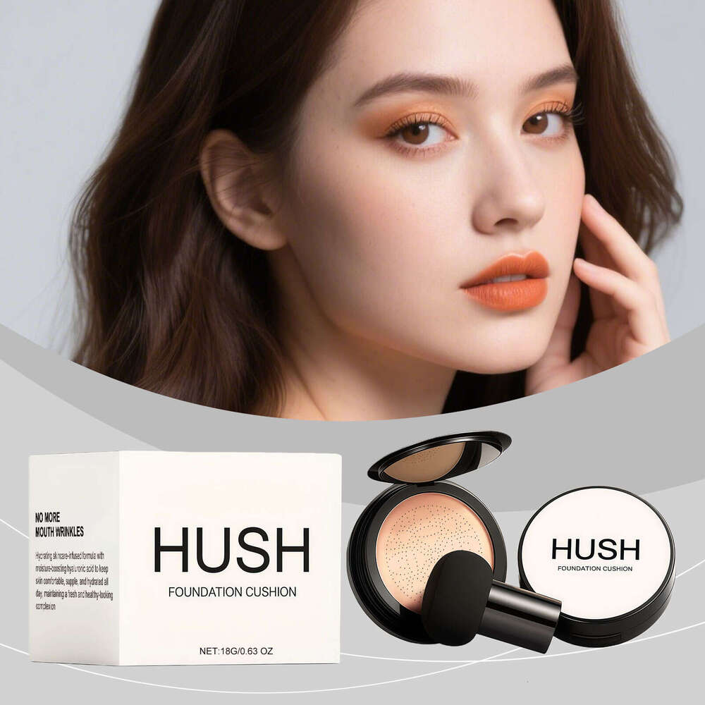 AMZ Color Brightening Breathable Cushion Foundation Natural Concealer Long-lasting Hydrating Radiant Delicate Fresh Water Glossy Makeup