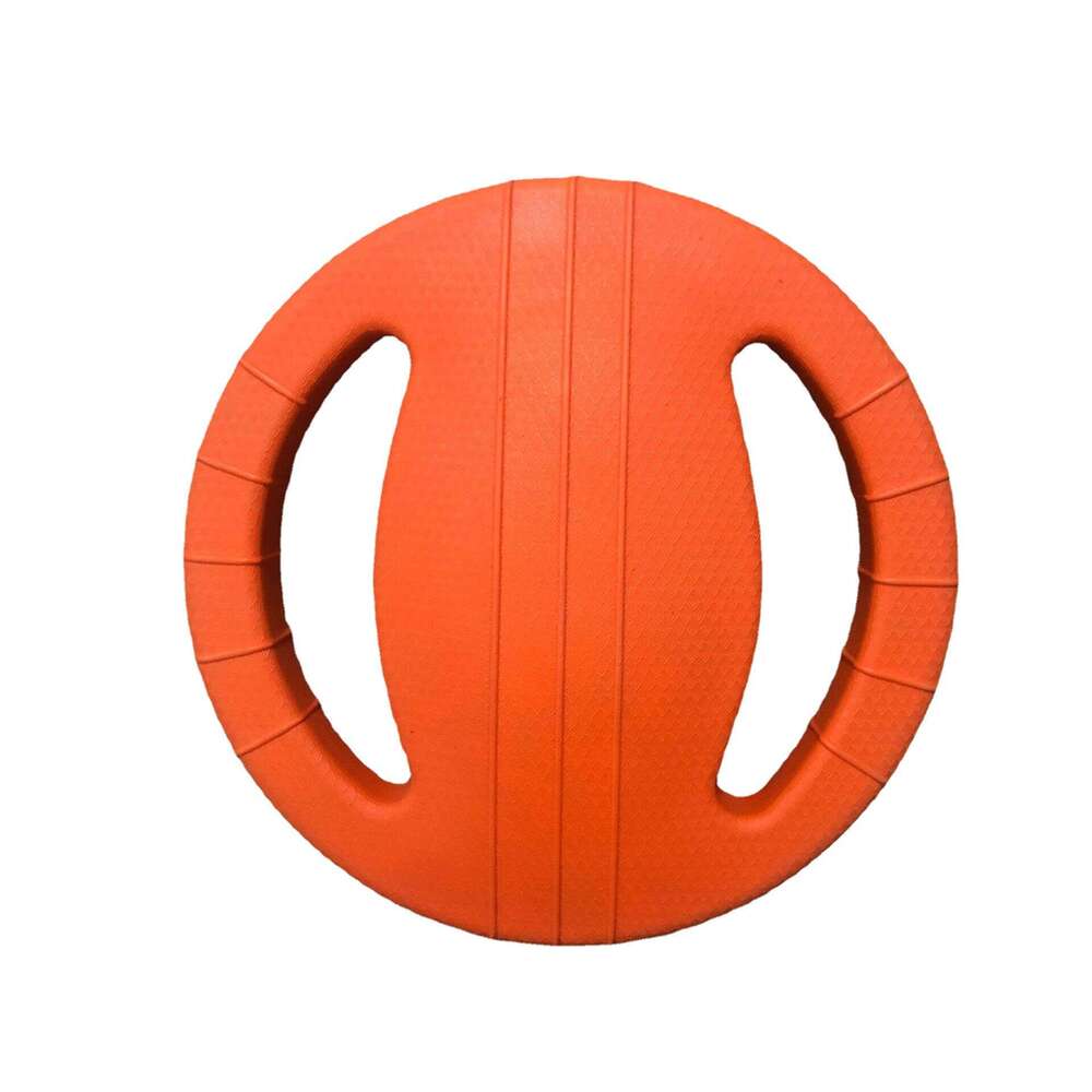 Frisbee Foam Outdoor Training Tug-of-War Golden Retriever Pet Dental Cleaning Toy Stress Relief Dual-Use Dog Pull Ring