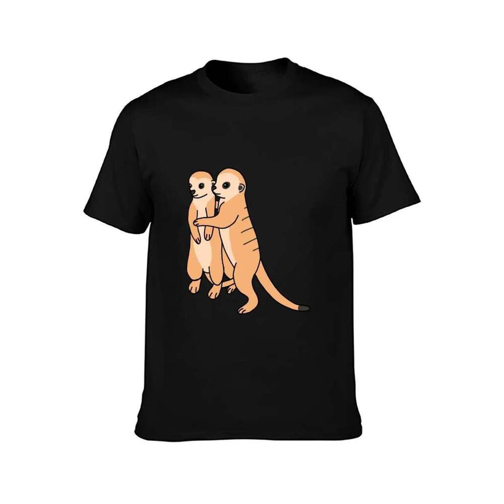 Meerkats anime shirts oversize t shirt custom print T-Shirt X260209