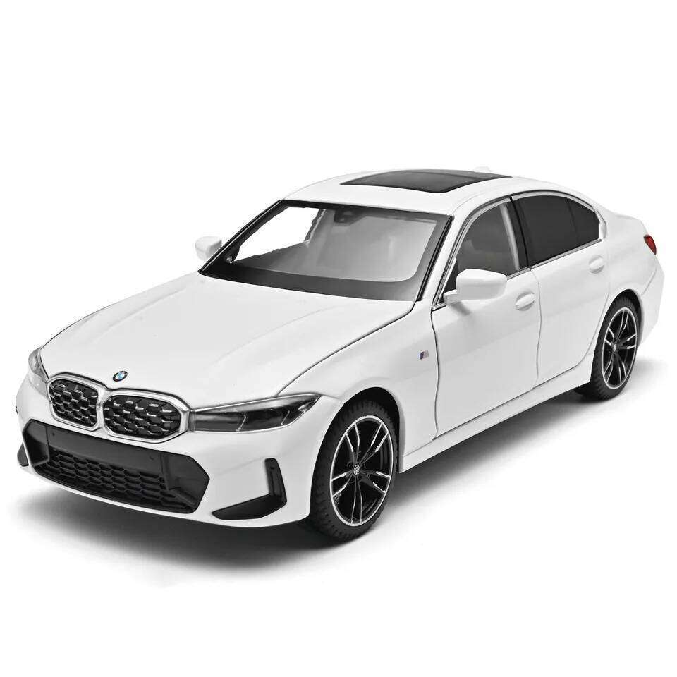 RGF 1:24 BMW 3 Series 325i 325LI M Coupe Alloy Diecast Metal Sports Vehicle Car Model Simulation Sound Light Kids Toy Gift 26W0209