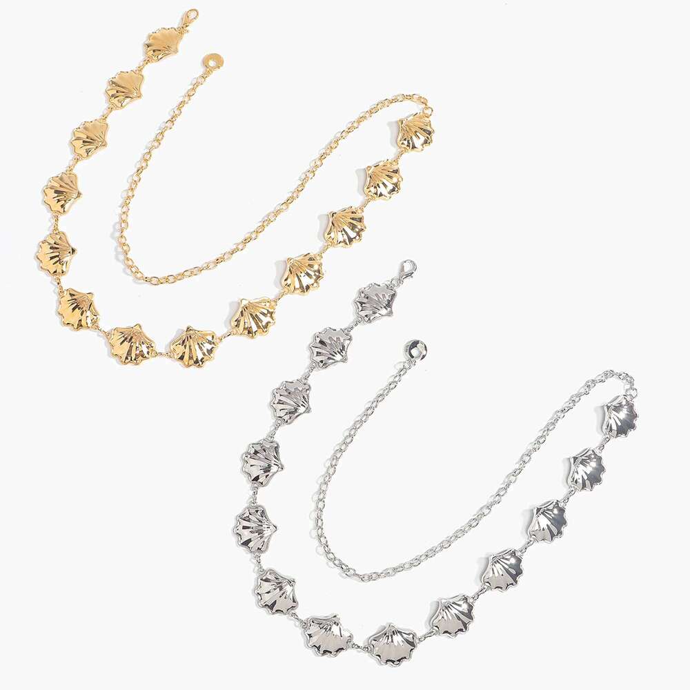 New style personalized chain shell high-end sense fashionable matching decoration for skirts and pants X260209