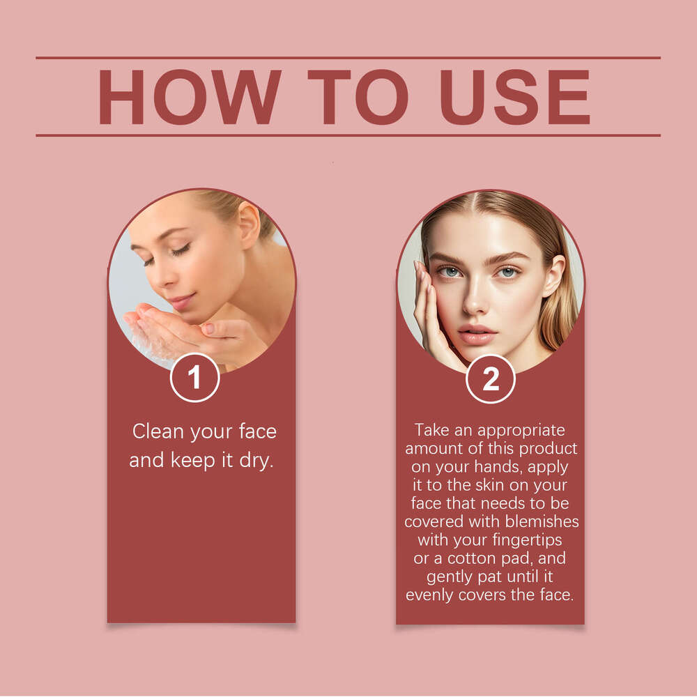 AMZ Color Soft Skin Concealer Gentle Moisturizing Lightweight Hydrating Brightening Matte Natural Clear Portable BB Cream