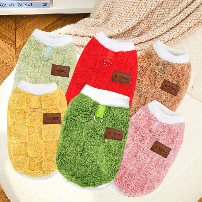Pet Clothing Autumn Winter Clothes Plush New Apparel Golden Retriever Large Dog Cat Clothes Supplies