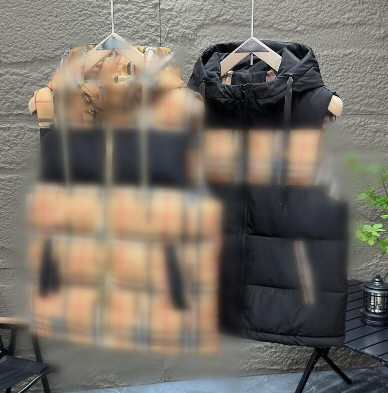 Mens women's Winter Designer puffer cotton padded vest mens black color gilet cotton Down Coat Jackets Womens Sleeveless Outdoor Warm Thick Outwear top