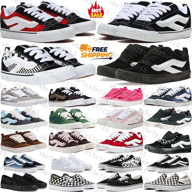 Free Shipping Designer van vanssneakers vansy knu old vansknu skools sneakers Shoes canvas chaussure for skateboard mens womens trainers scarpe Plate-forme luxury