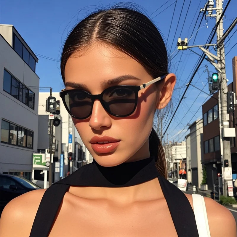 JUNCTURE Polarized Women Sunglasses Fashion Cat Eye Sun Glasses Gradient Lady Party Holiday Gifts for 260128