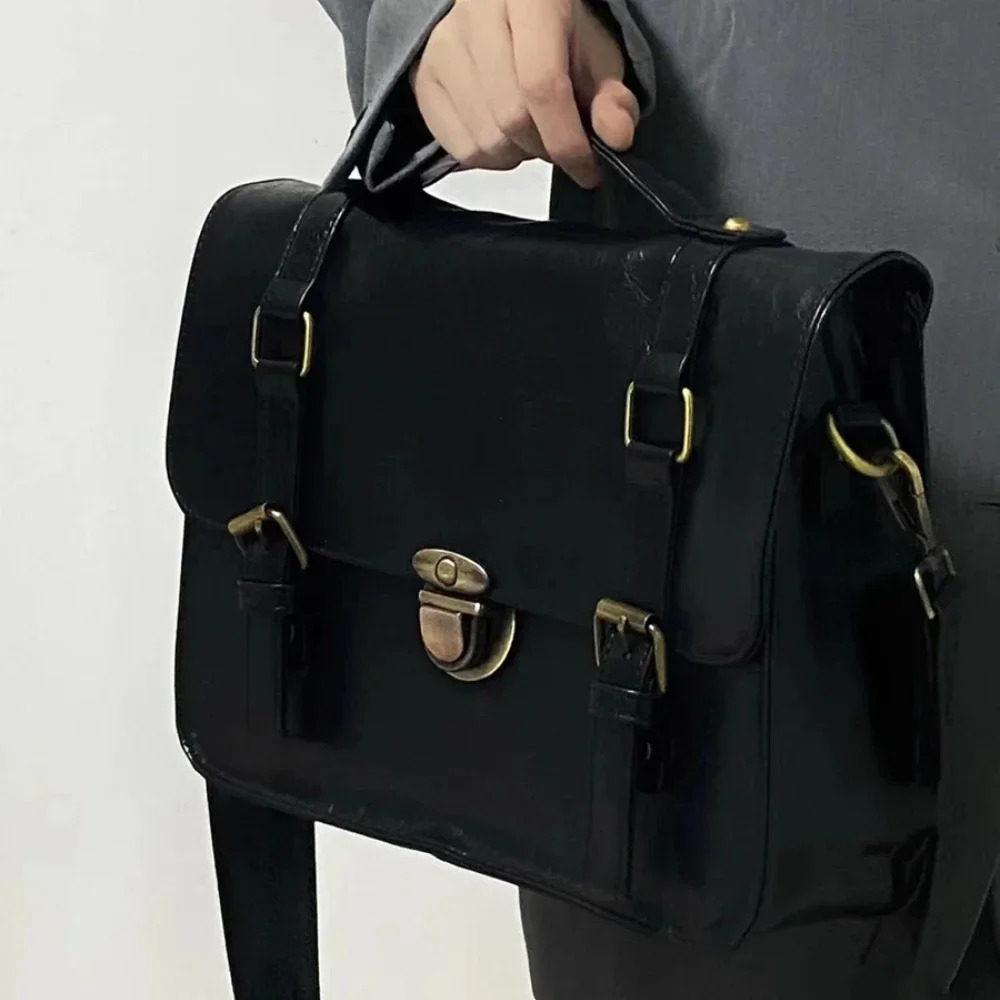 Japanese Students Vintage Women Handbags Crossbody Streetwear Preppy Y2k Fashion Messenger Bag Trendy All Match Casual Backpacks 260205