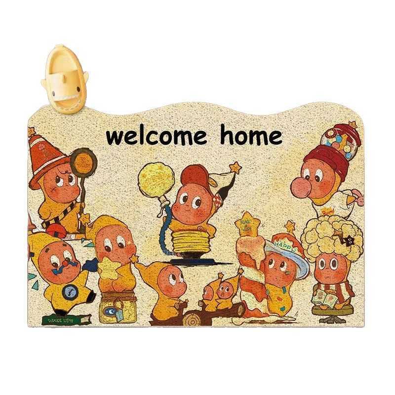 Cartoon Star Entryway Doormat New Style Entrance Silk Loop Mat Home Entrance Non-Slip Customizable Door Mat S260207
