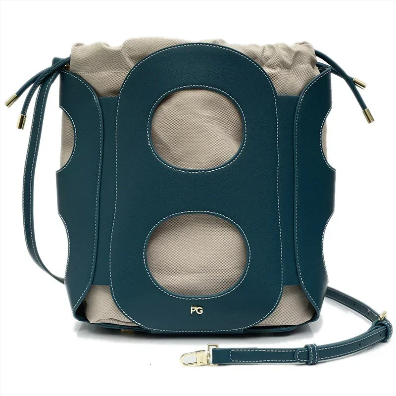 PG Lady Single Shoulder Bag Cutout Solid Color Large Capacity Delicate Versatile High Quality Women 260120