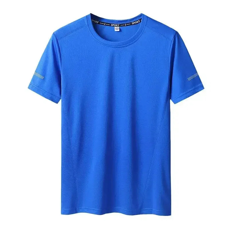 T-shirt for Men Plus Size 5XL6XL Quick Drying T-shirt Round Neck Big Size Short Sleeve Oversized T Shirt 260122