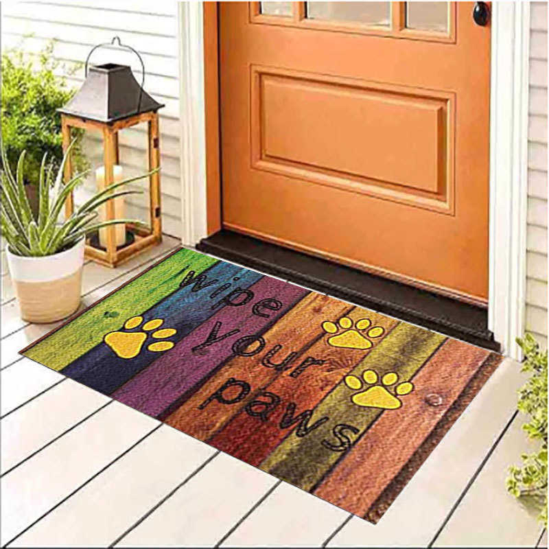 home Rainbow Series Entryway Doormat Stain-Resistant and Wear-Resistant Mat for Home Entrance Foot Mat for Dirt Removal S260207